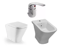 Comprar Combo Sanitarios Corto Bidet Gap Roca Griferia Peirano