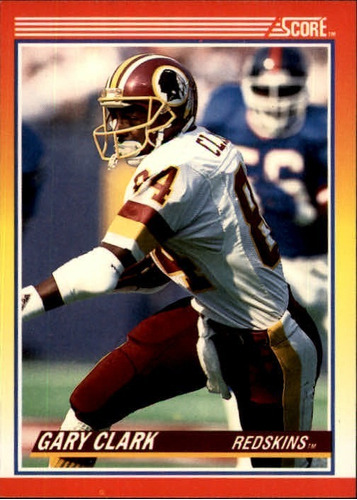 1990 Score #239 Gary Clark Uer Washington Redskins