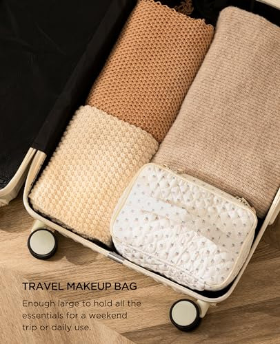 Bolsas Maquillaje Viaje Doble Capa Algodón Coqueta Cosmético