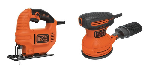 Combo Black + Decker Lijadora Roto Orbital Y Caladora 