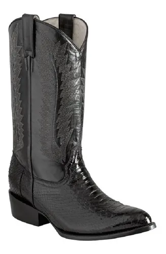 Bota Vaquera Piel Ex tica Vibora Python Original