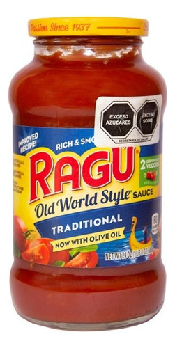 2 Pza Salsa Para Pasta RagĂș Tradicional 680 G
