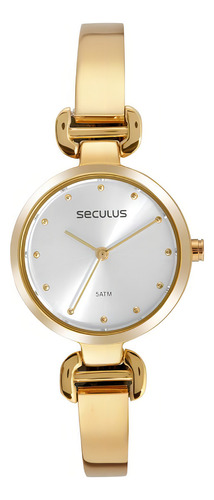 Relógio Seculus Feminino Analógico 77172lpsvdb2 Dourado F C