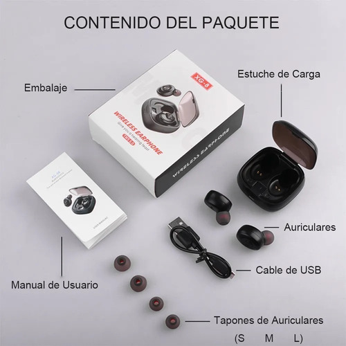 Xg8 Audífonos Inalámbricos Con Bluetooth Resistentes Al Agua
