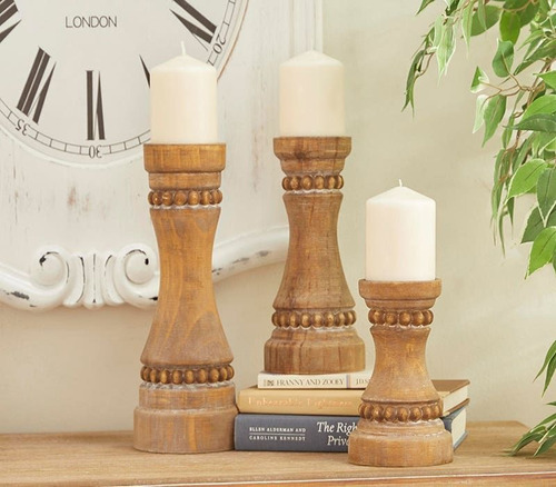 Juego De 3 Candelabros Uma 91848