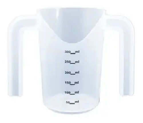 Caneca De Alça Dupla Com Encaixe Nasal Longevitech Cor Transparente