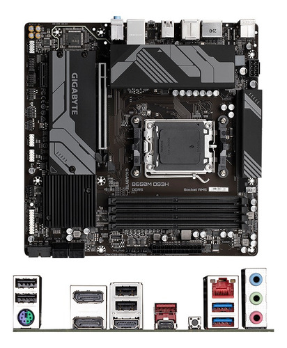 Motherboard Gigabyte B650m Ds3h Am5, Socket Amd Matx