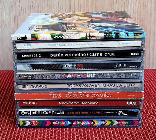 Cds Rock Nacional - Skank - Blitz - Ultraje - Ira - Pato Fu