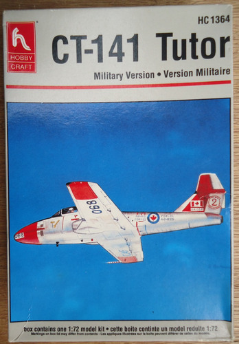 Canadair Ct-141 Tutor Trainer Jet De Hobbycraft Escala 1/72