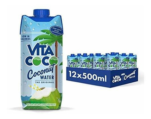 Vita Coco - Pure Agua De Coco (500 Ml X 12) - Naturalmente H