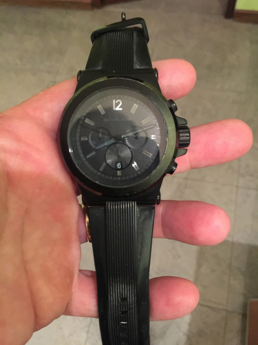 Reloj Michael Kors Original. Negro, Pesado, Único