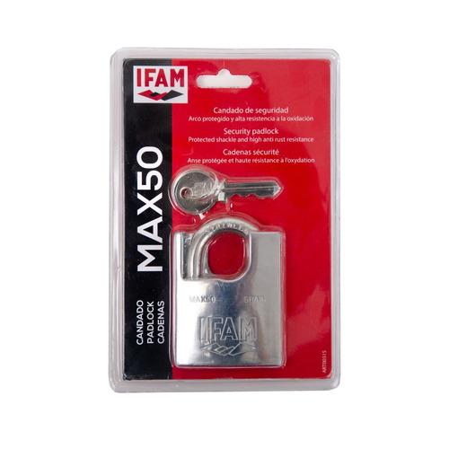 Candado Seguridad Ifam Acero Inoxidable 50mm _max50 Blister