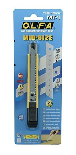 Cutter Olfa Mt-1 Mid-size 12.5mm