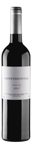 Vinho Português Tinto Meio Seco Confidencial Lisboa Garrafa 750ml