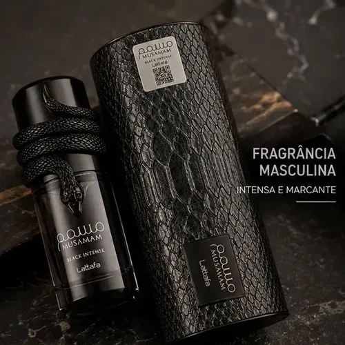 Lattafa Musamam Black Intense 100 ml Masculino Eau de parfum