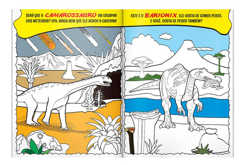 Colorindo os Incríveis Dinossauros, de © Todolivro Ltda.. Editorial Todolivro Distribuidora Ltda. em português, 2016