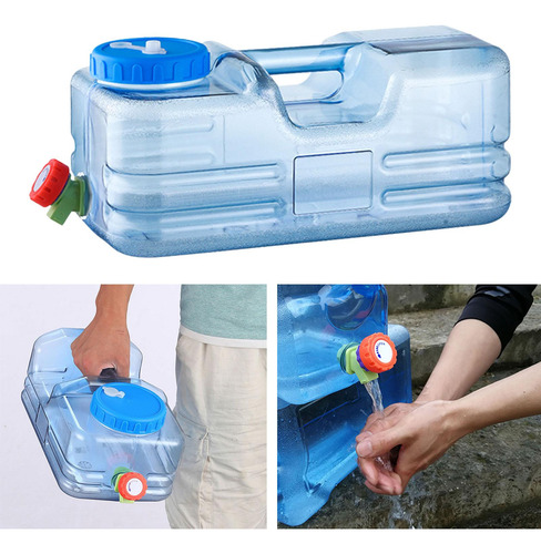 Contenedor De Agua De Gran Capacidad Cubo Con 10l 40x20x18cm