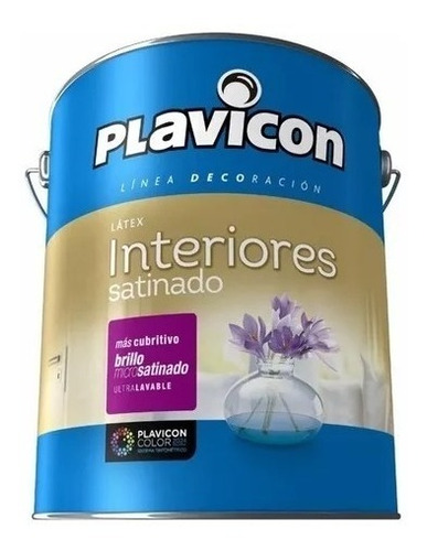 Plavicon Latex Interior Satinado  Blanco 4 Lts