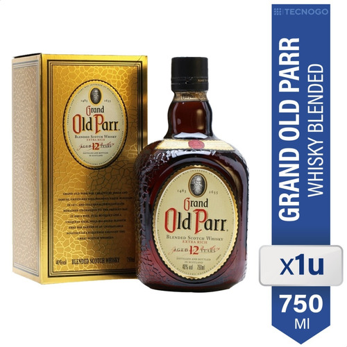 Whisky Old Parr De Luxe 750ml Whiskey Escoces Scotch Blended