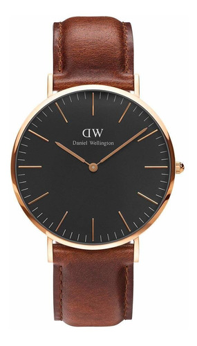 Reloj Mujer Daniel Wellington Dw00100124 Cuarzo Pulso Marron