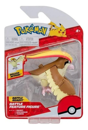 Figura Pidgeot De 11 Cm Pokémon Listo Para La Batalla