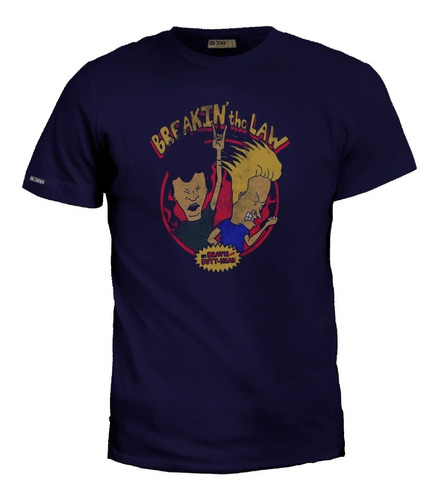 Camiseta 2xl - 3xl Breakin The Law Beavis Y Butt-head Zxb