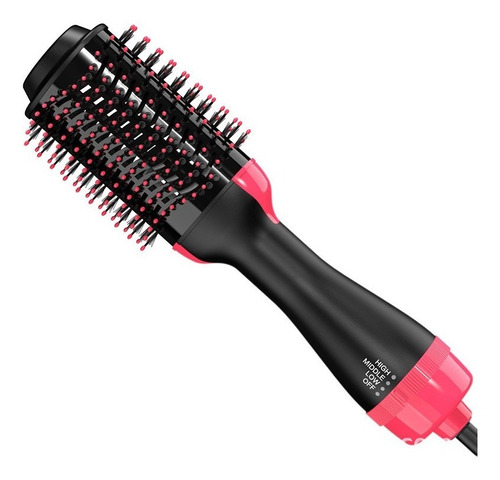 Cepillo secador de pelo seco profesional Hairstar, suaviza y da forma, color negro, 220 V