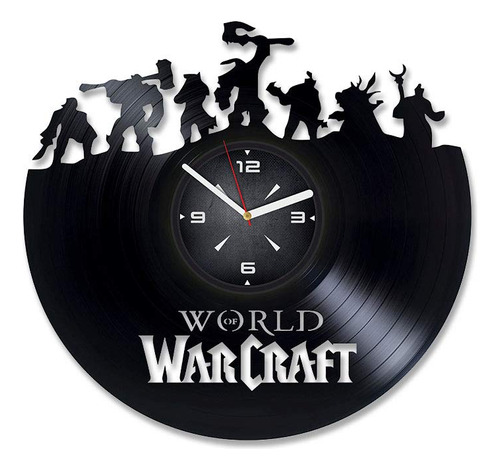 World Of Warcraft Alliance - Reloj De Pared De Vinilo Para D