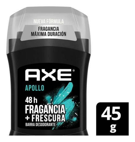 3 Pzas Desodorante Axe Apollo En Barra Para Caballero 45 G