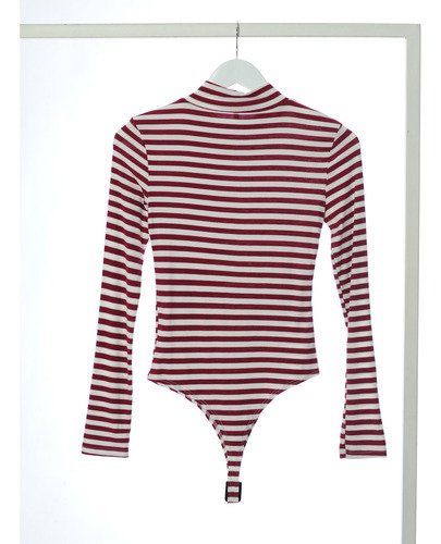 Remera Body Younica Manga Larga De Morley Viscosa Rayas