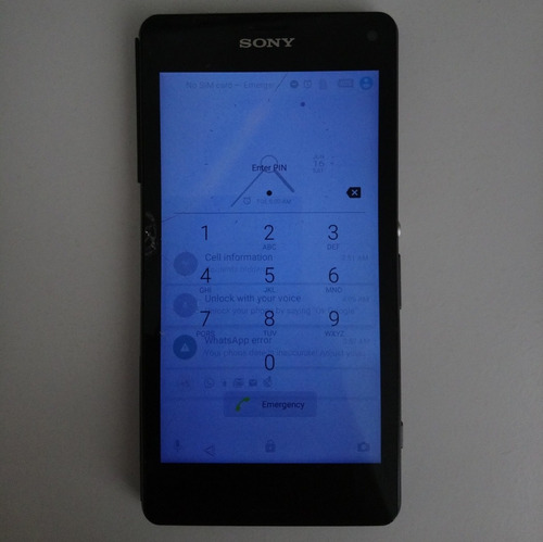 Celular Sony Xperia Z3 Compact (tela Quebrada E Defeitos)