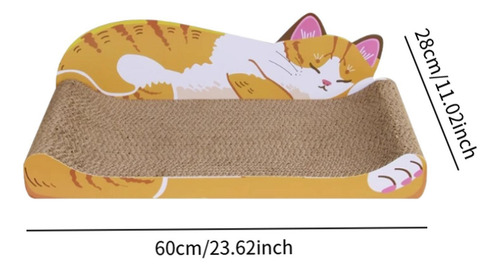 Cama Rascadora Para Gatos, Sofá De Cartón Corrugado,
