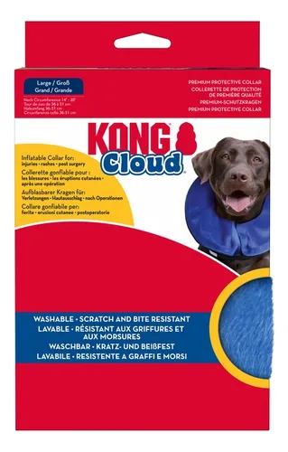 Kong Collar De Recuperación Inflable Perro Large