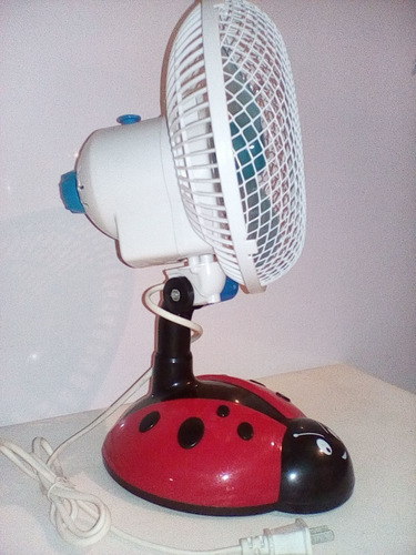 Ventilador Portatil De Mesa 11ov 2 Velocidades