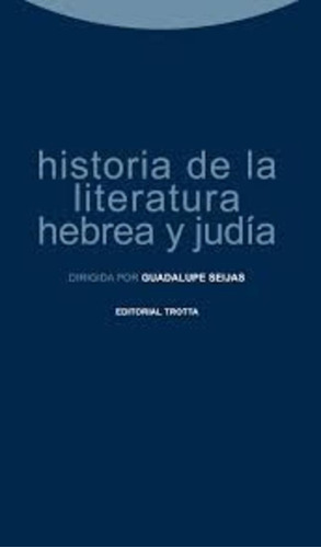 Historia De La Literatura Hebrea Y Judia