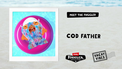 Pelúcia Fuggler Vacay Vibes 23cm - Cod Father