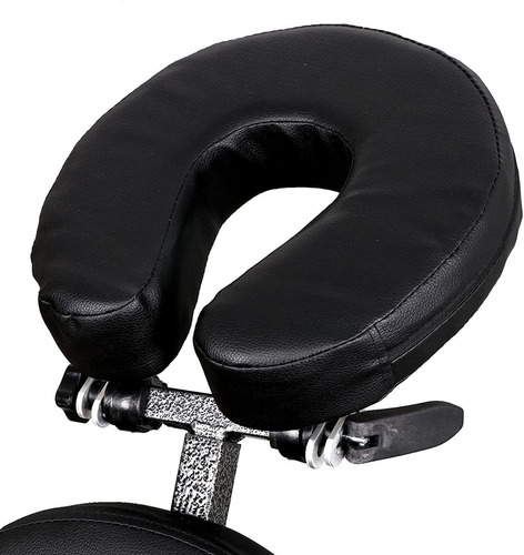 Silla De Masaje Portatil Ajustable Color Negro Jupiterforce