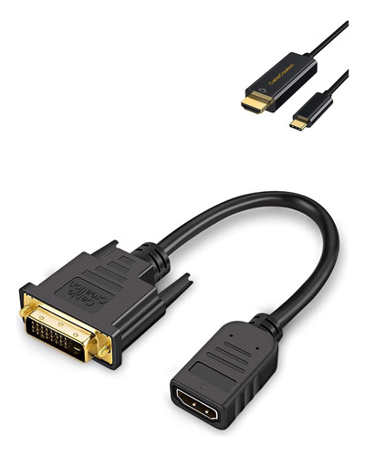 Cable Dvi Hdmi 0.5 Pie Usb C 3