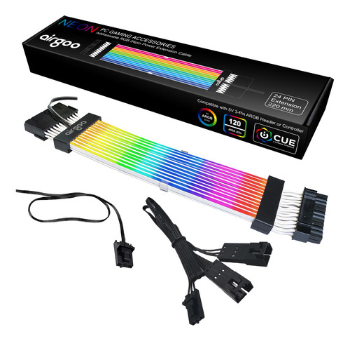 Pack De Cable Rgb 24 Pin Atx Flexible Para Corsair