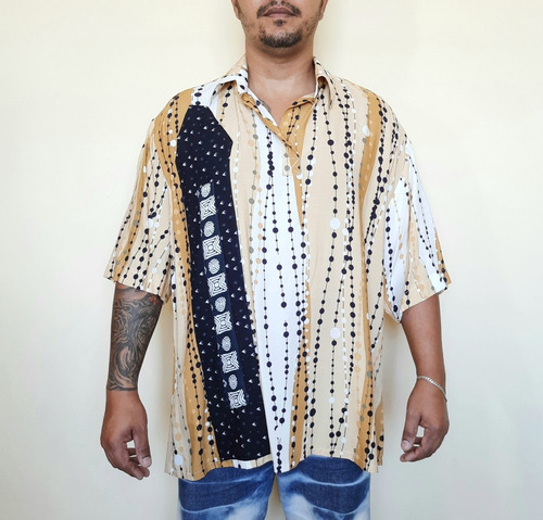 Imagem 3 de 6 de Blusa Bata Masculina Tecido João