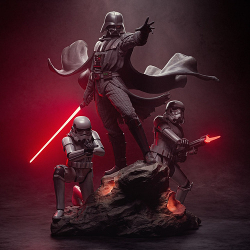 Archivo Stl Impresión - Star Wars - Darth Vader Diorama Ca3d