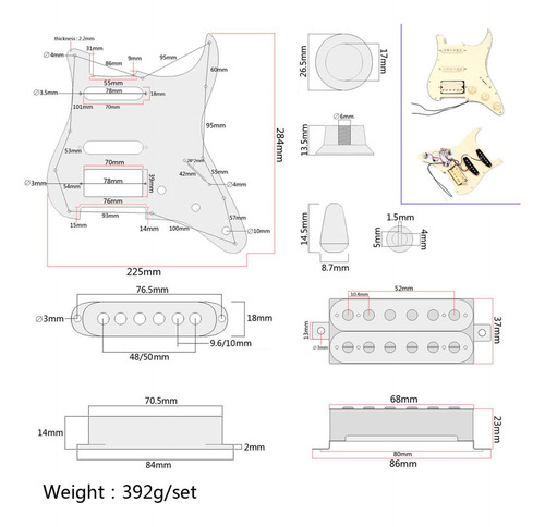 Guitarra Precargada Scratchplate