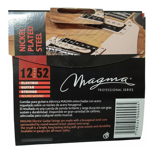 Imagen 2 de 5 de Cuerdas Magma Para Guitarra Eléctrica .012
