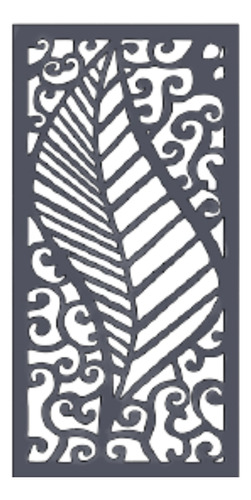 Chapa Decorativa Perforada 1200x600x1.6 - Outlet