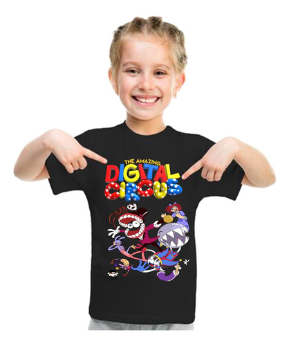 Polera De Circus Digital Para Niños