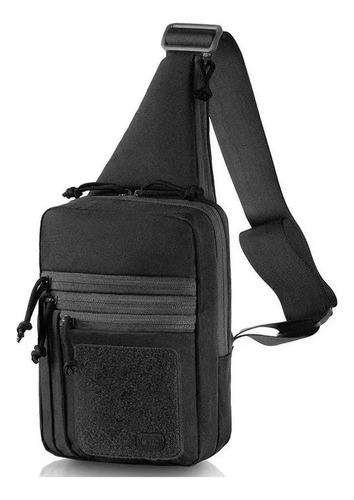Mochila tática de ombro e peito para carregar pistolas pretas