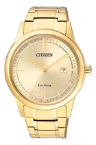 Comprar Reloj Citizen Hombre Eco-drive Aw123255p Color de la malla Dorado Color del bisel Dorado Color del fondo Dorado