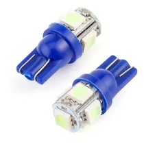 Comprar Bombillo Muelita Led T10 Led Azul 5 Led Tienda Fisica