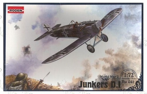 Maqueta Avión De Caza Alemán Junkers D.1, 1/72.  Jp