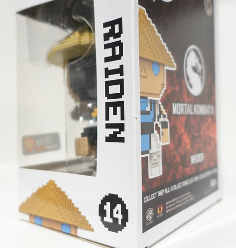 Figura De Accion Mortal Kombat X - Raiden 14 8-bit Exclusive (Usado)